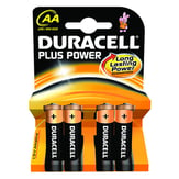 Duracell Plus Batteries Size AA 1.5V, 4 Pack-P.O.P.